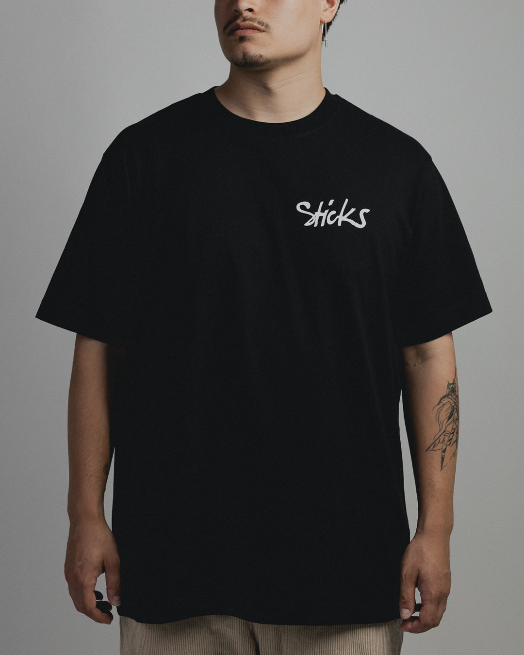 Sticks ''Alles Over Hoop'' SETLIST Tee - Zwart
