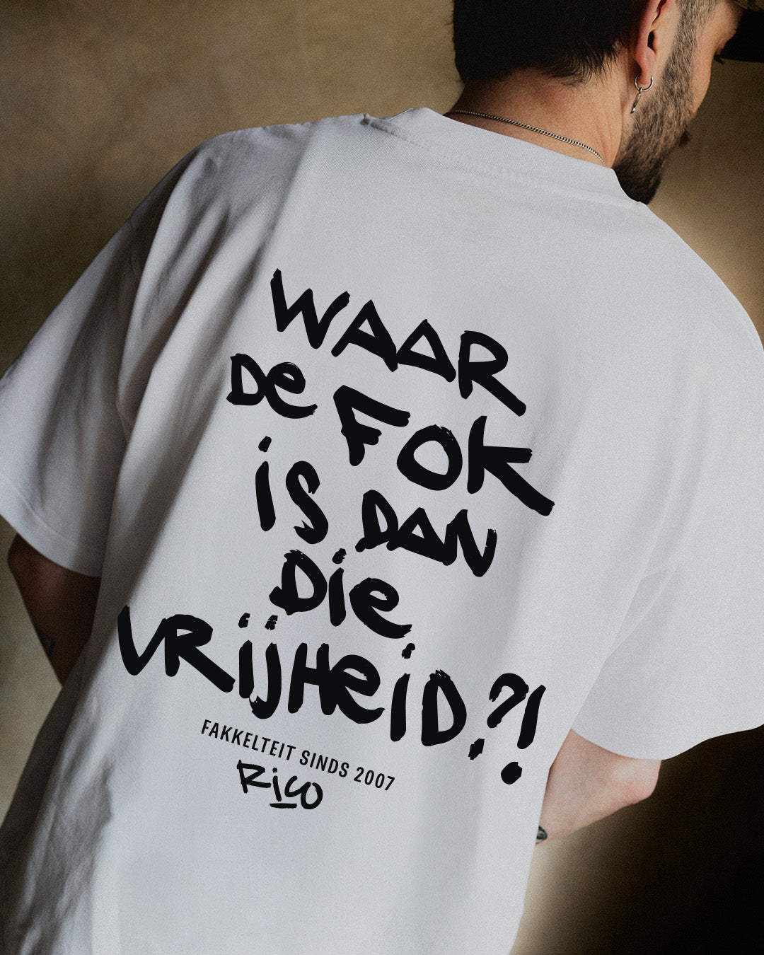 PRE-ORDER 'Waar De Fok Is Dan Die Vrijheid" RICO - Tee
